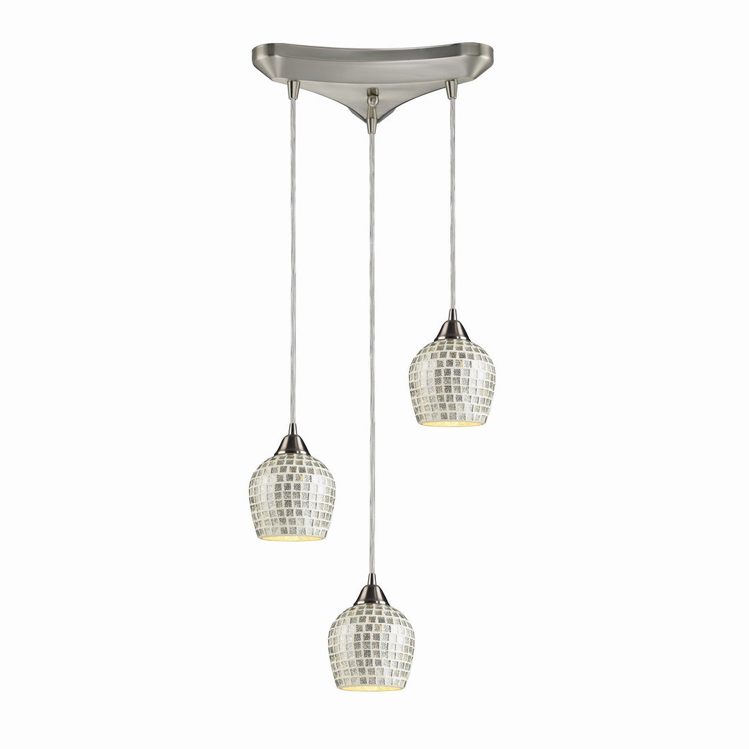 Elk Fusion 528-3SLV Pendant Light - Satin Nickel