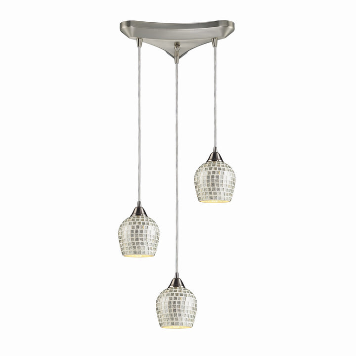 Elk Fusion 528-3SLV Pendant Light - Satin Nickel