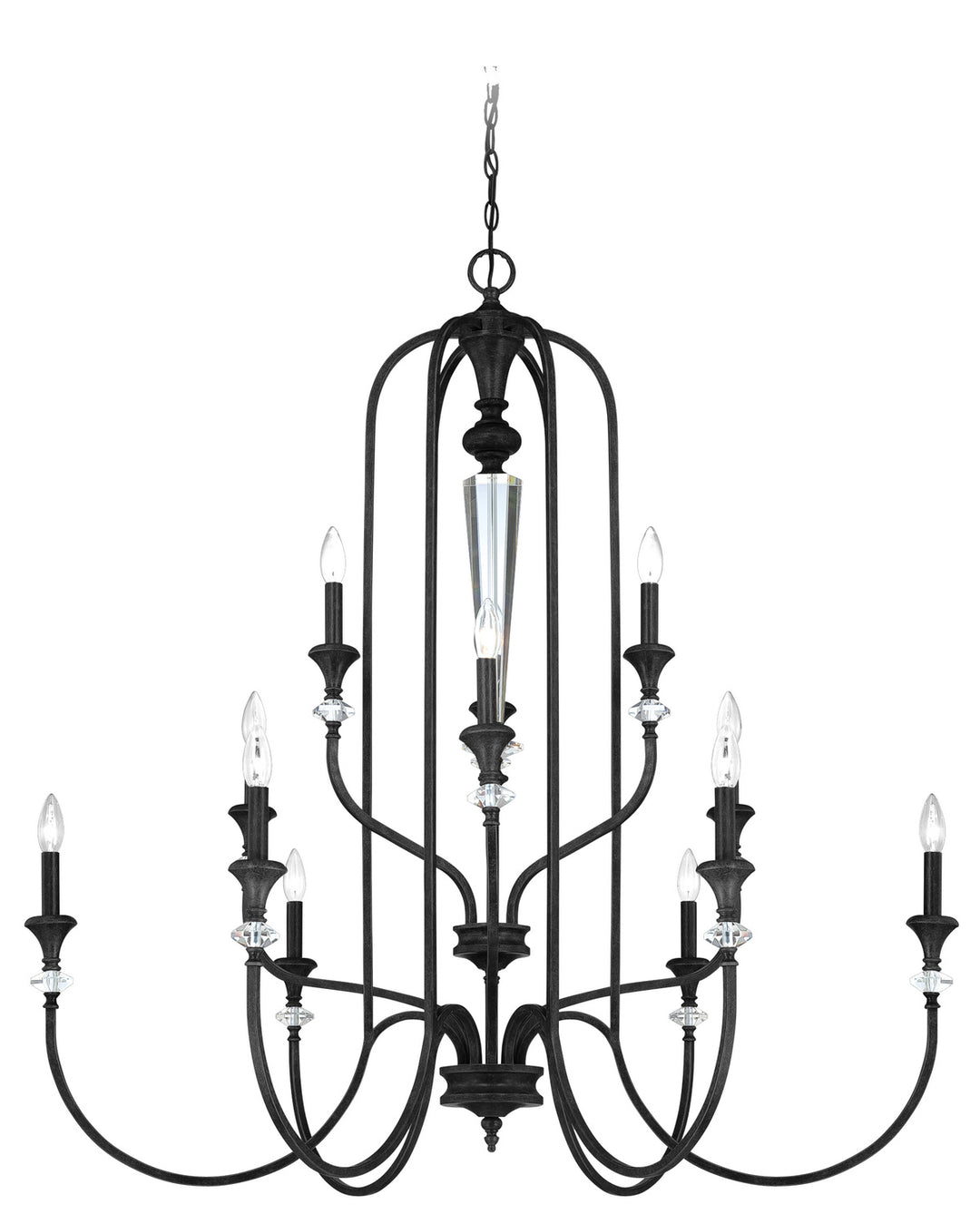 Craftmade Boulevard 26712-MBS Chandelier Light - Mocha Bronze/Silver