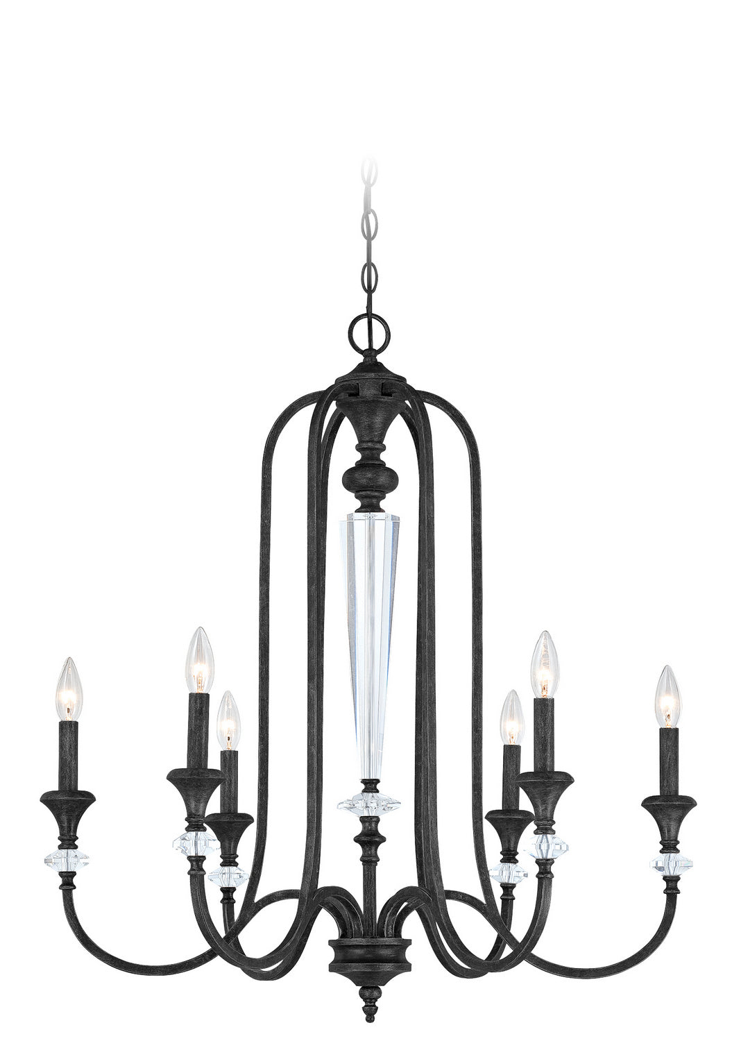 Craftmade Boulevard 26726-MBS Chandelier Light - Mocha Bronze/Silver