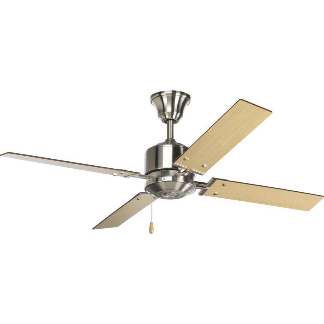 Progress North Park P2531-09 Ceiling Fan - Brushed Nickel, Natural Cherry, Cherry/