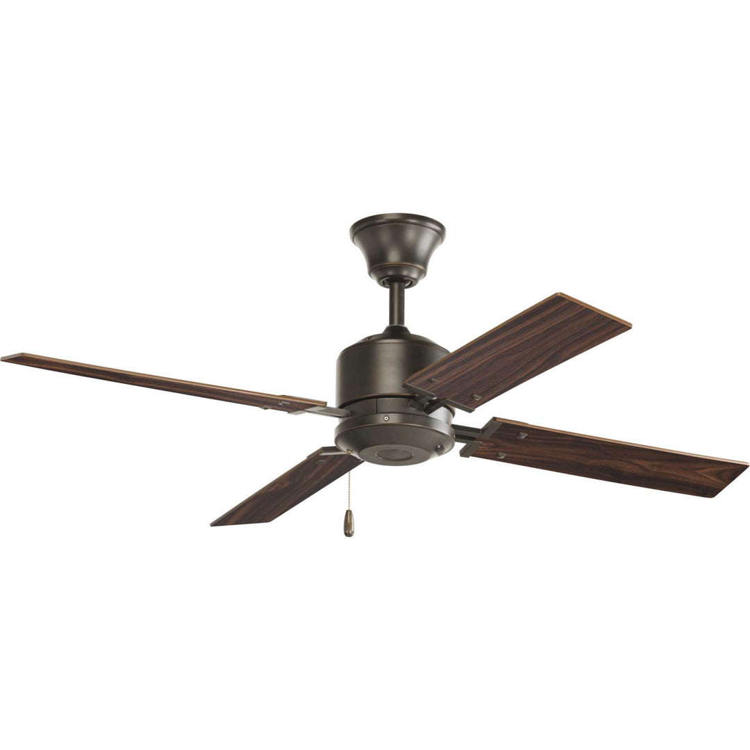 Progress North Park P2531-20 Ceiling Fan - Antique Bronze, Medium Cherry, Classic Walnut/