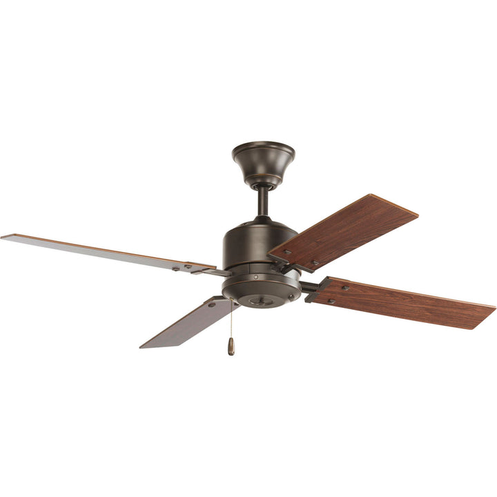 Progress North Park P2531-20 Ceiling Fan - Antique Bronze, Medium Cherry, Classic Walnut/