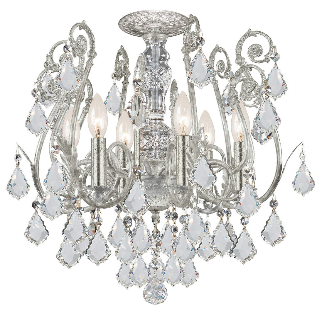 Crystorama Lighting 5115-OS-CL-S Regis  Olde Silver