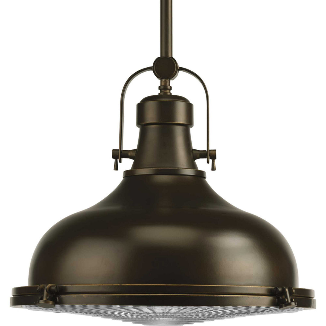 Progress Fresnel Pendant P5197-108 Pendant Light - Oil Rubbed Bronze