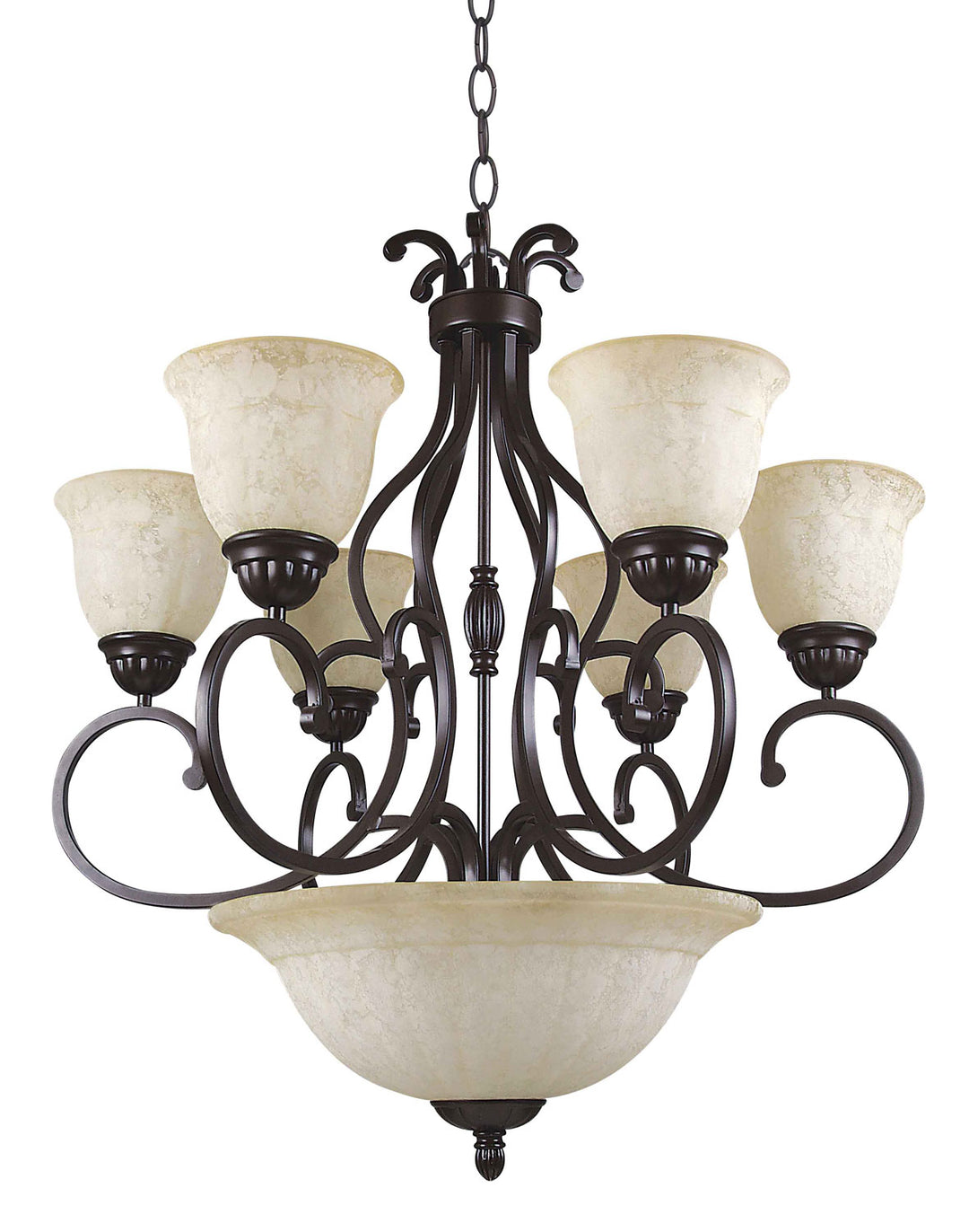 Revolution Alder 7487VBT Chandelier Light - Venetian Bronze