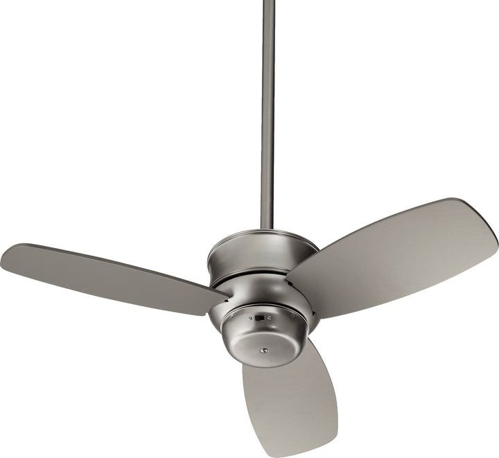 Quorum Gusto 32323-65 Ceiling Fan 32 in. - Satin Nickel, Silver