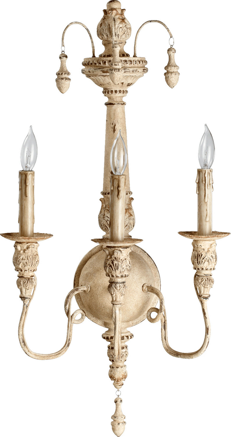 Quorum Salento 5506-3-70 Wall Sconce Light - Persian White