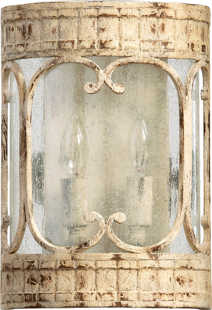 Quorum Florence 5637-2-70 Wall Sconce Light - Persian White