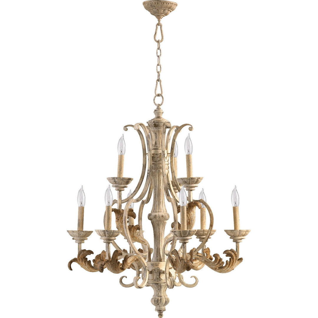 Quorum Florence 6037-9-70 Chandelier Light - Persian White