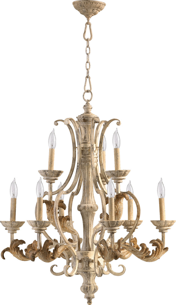 Quorum Florence 6037-9-70 Chandelier Light - Persian White