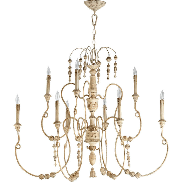 Quorum Salento 6206-9-70 Chandelier Light - Persian White