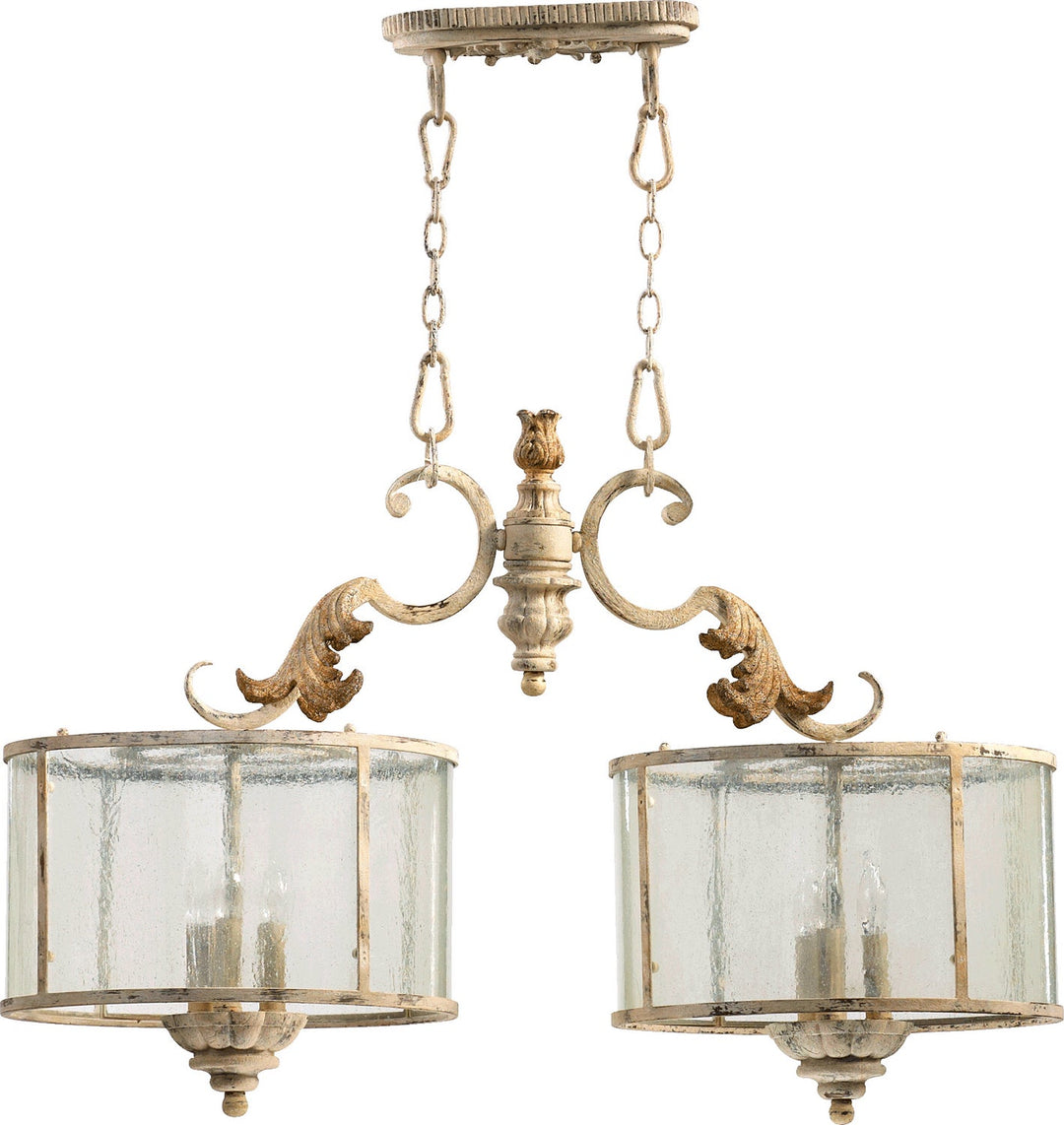 Quorum Florence 6537-6-70 Pendant Light - Persian White