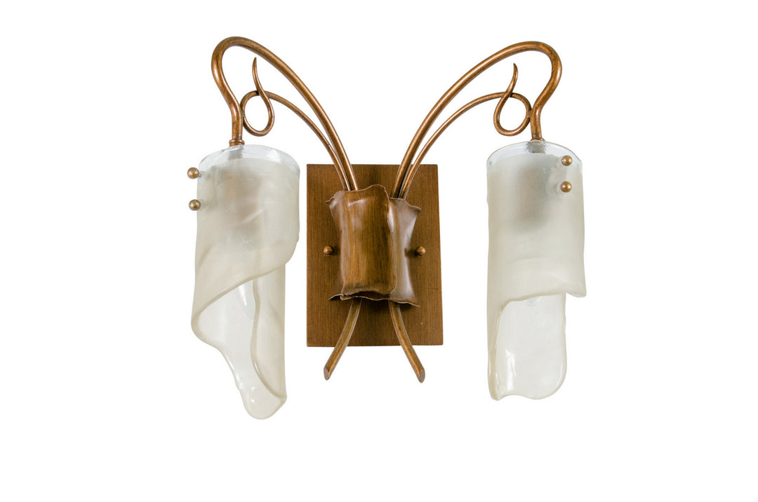 Varaluz Soho 126B02HO Bath Vanity Light 15 in. wide - Hammered Ore