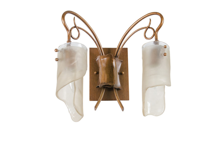 Varaluz Soho 126B02HO Bath Vanity Light 15 in. wide - Hammered Ore