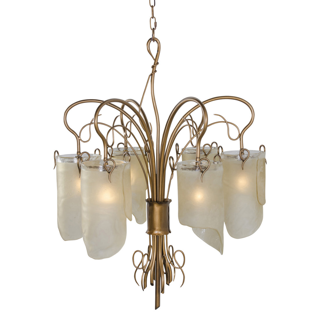 Varaluz Soho 126C06HO Chandelier Light - Hammered Ore