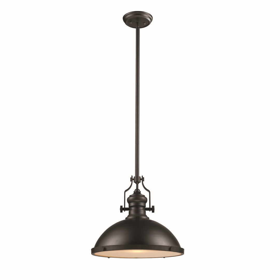 Elk Chadwick 66138-1 Pendant Light - Oiled Bronze