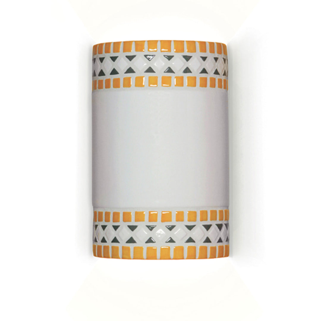 A-19 Mosaic M20301-SY Wall Sconce Light - Sunflower Yellow