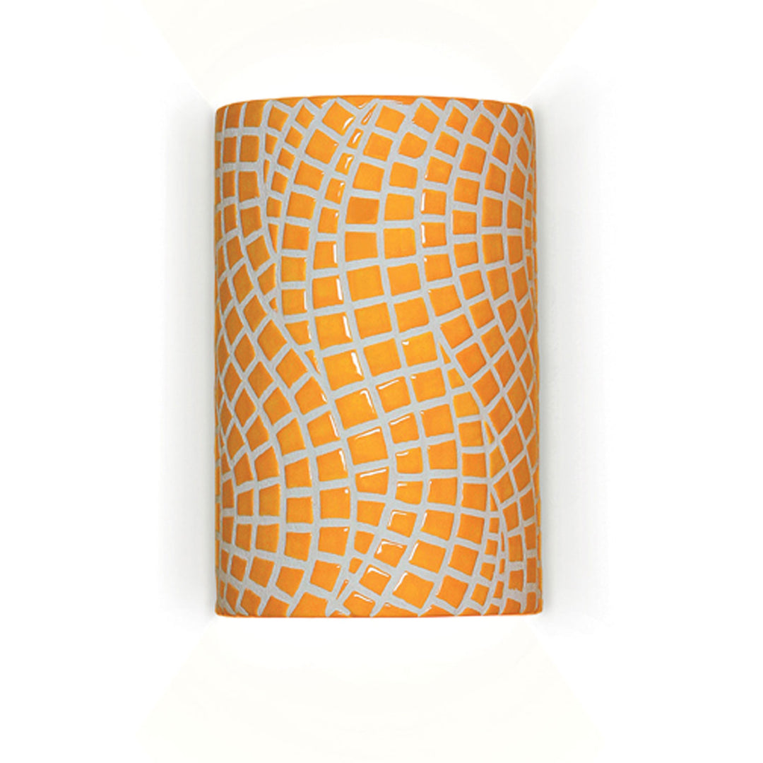 A-19 Mosaic M20302-SY Wall Sconce Light - Sunflower Yellow