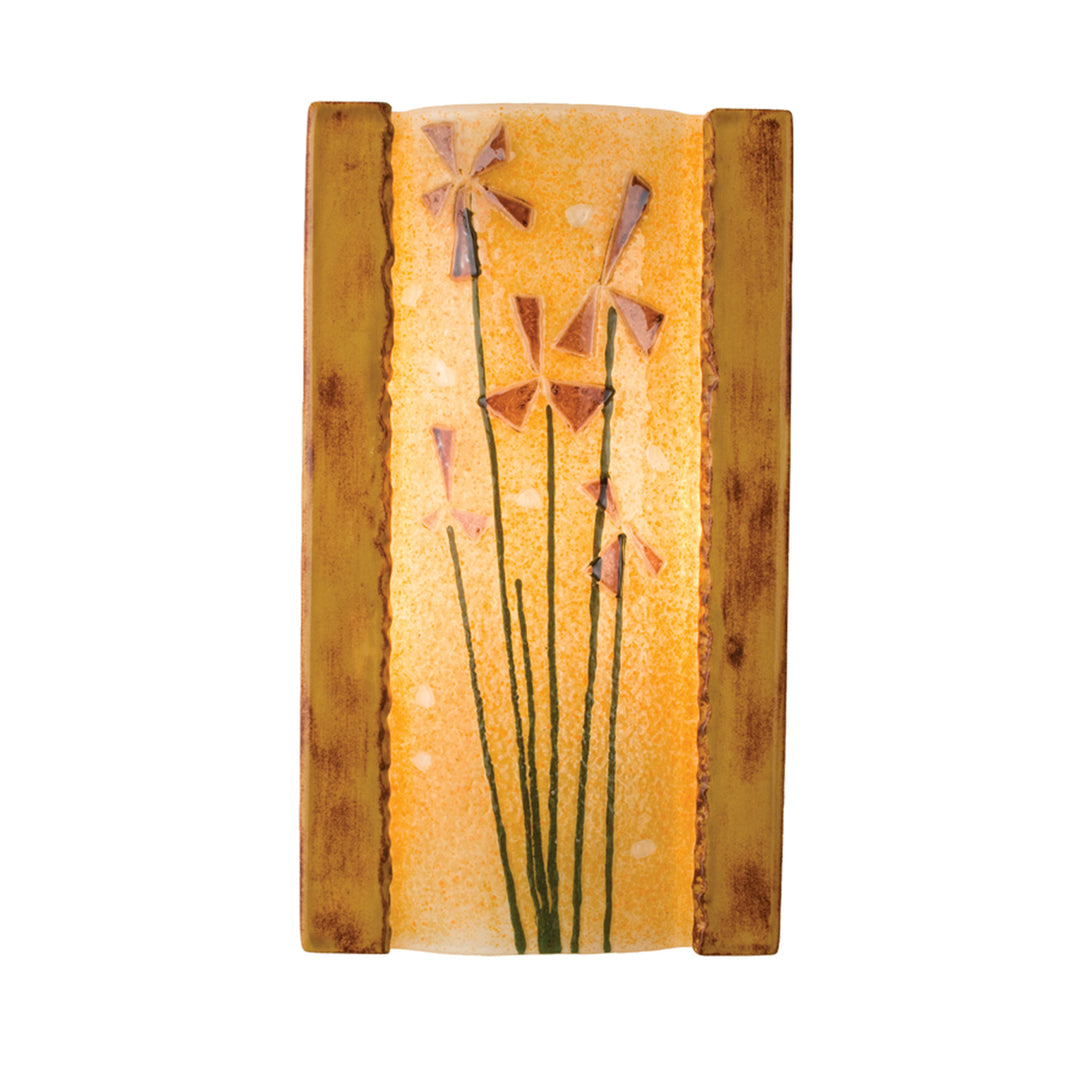 A-19 reFusion RE101-DB-TG Wall Sconce Light - Desert Blaze and Tangelo