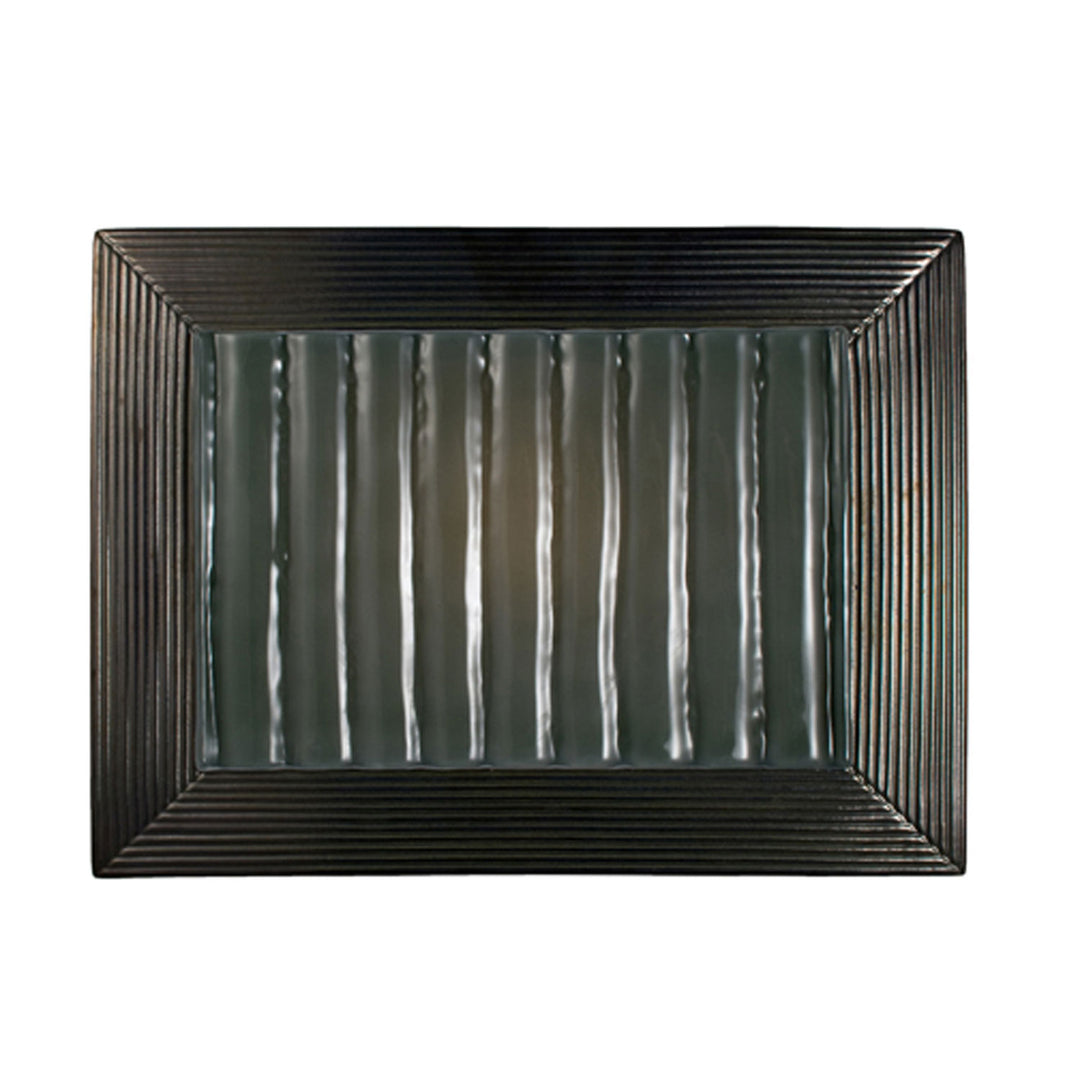 A-19 reFusion RE104-GM-SW Wall Sconce Light - Gunmetal and Seaweed