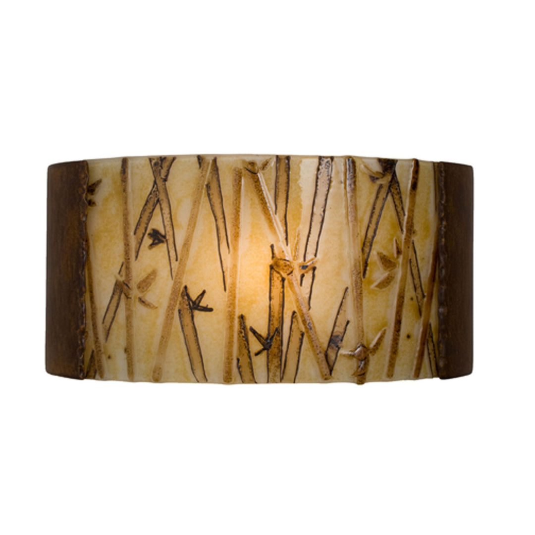 A-19 reFusion RE105-BT-MCM Wall Sconce Light - Butternut and Multi Caramel