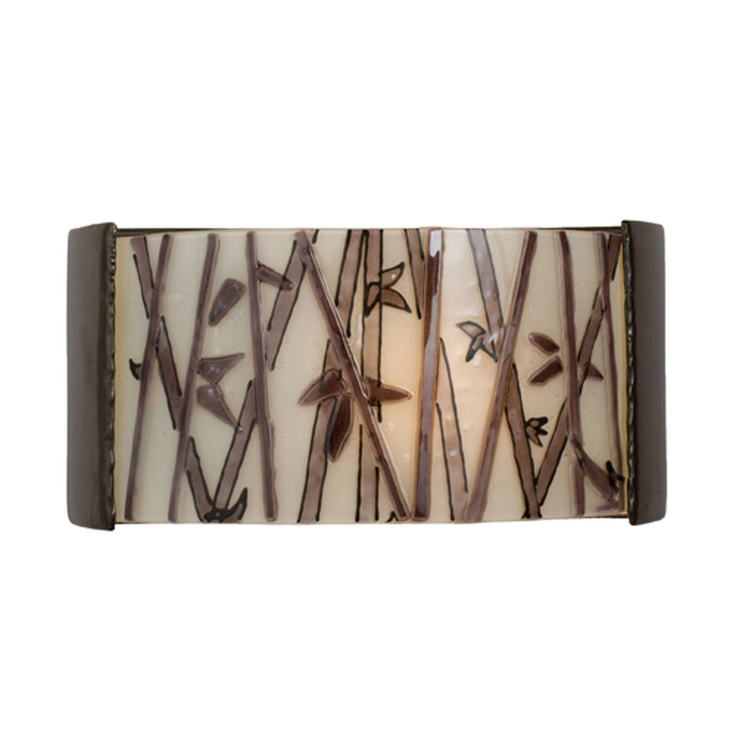 A-19 reFusion RE105-GM-AM Wall Sconce Light - Gunmetal and Amethyst