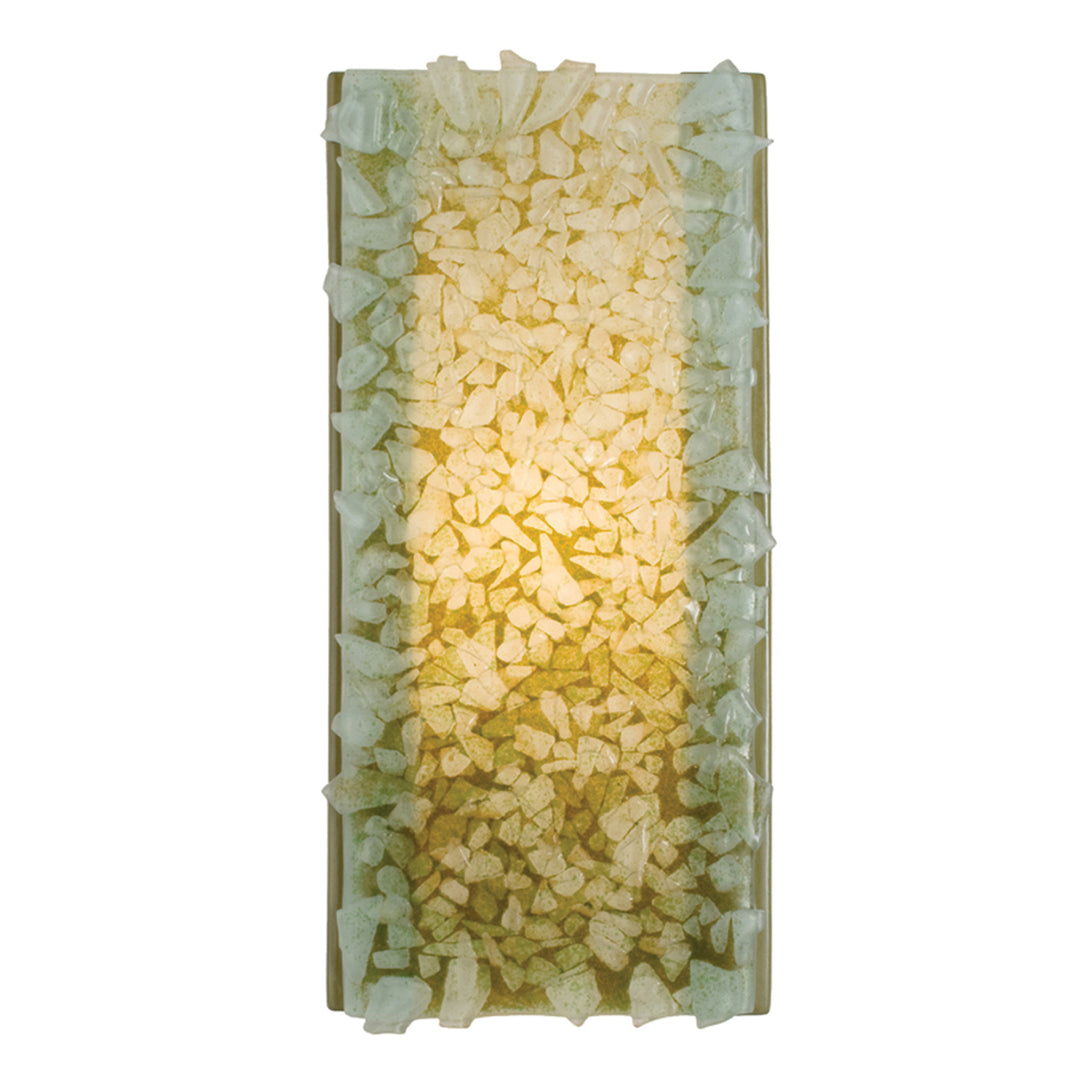 A-19 reFusion RE109-SG-MMS Wall Sconce Light - Sagebrush and Multi Moss