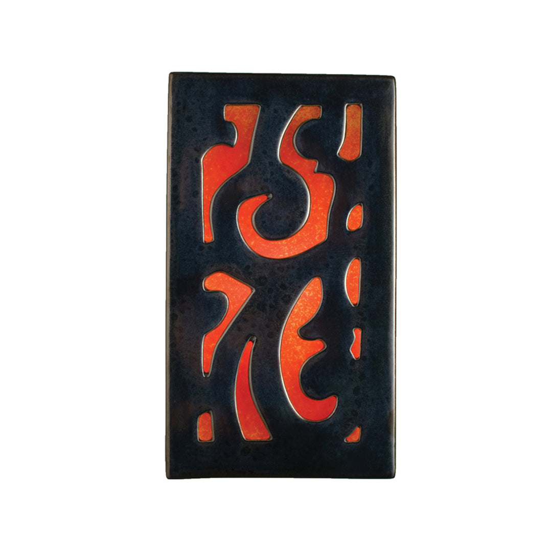A-19 reFusion RE112-GM-FR Wall Sconce Light - Gunmetal and Fire