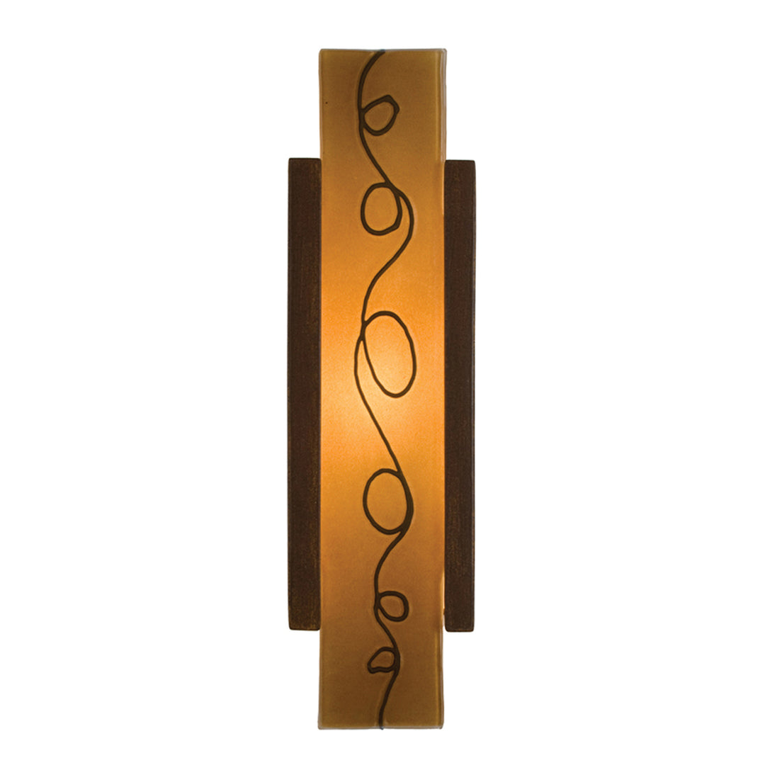 A-19 reFusion RE114-BT-CM Wall Sconce Light - Butternut and Caramel