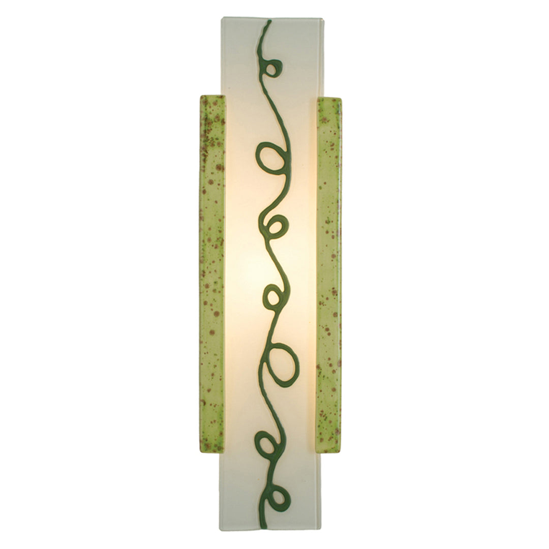 A-19 reFusion RE114-PS-CL Wall Sconce Light - Pistachio and Clover