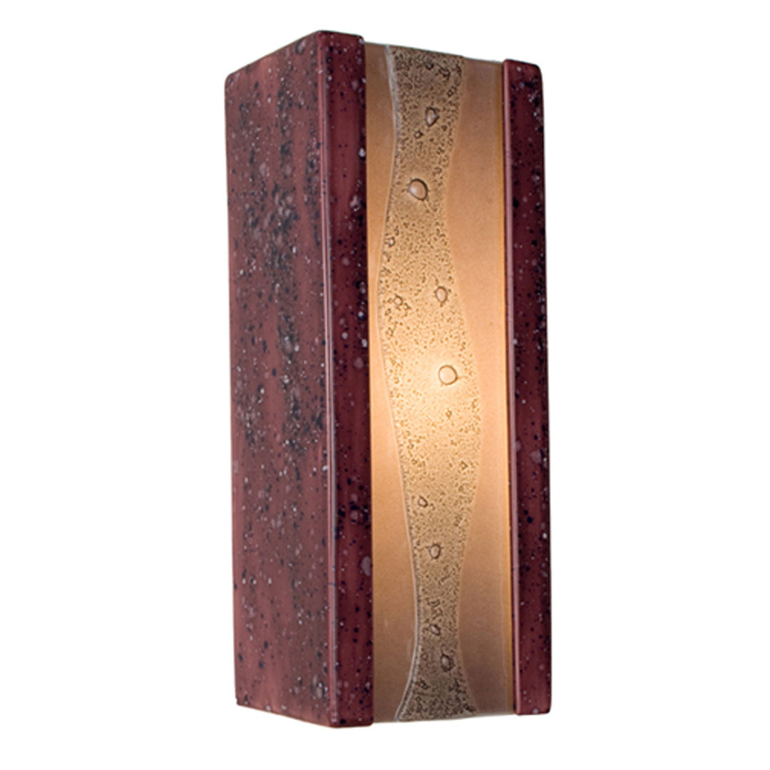 A-19 reFusion RE116-PJ-AM Wall Sconce Light - Plum Jam and Amethyst