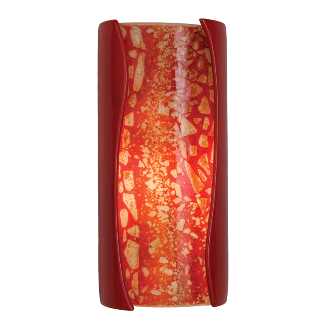 A-19 reFusion RE120-MR-FR Wall Sconce Light - Matador Red and Fire