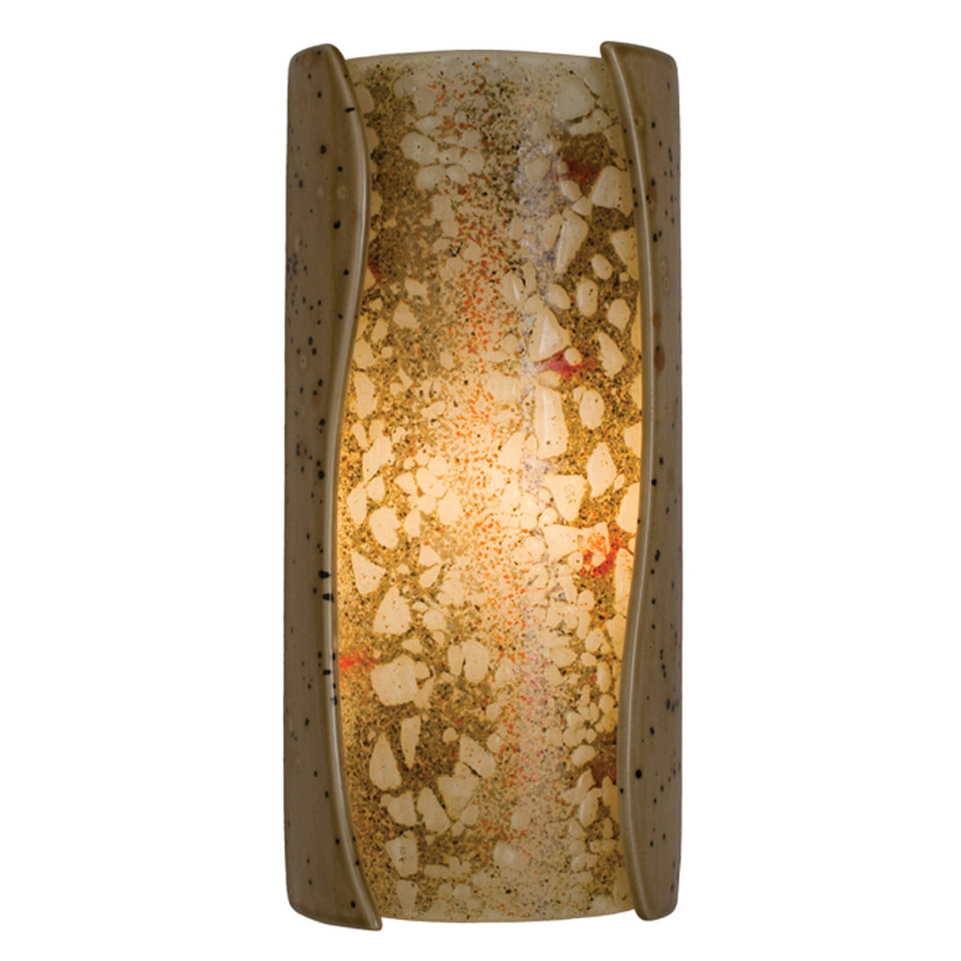 A-19 reFusion RE120-SS-MAB Wall Sconce Light - Sandstorm and Multi Amber