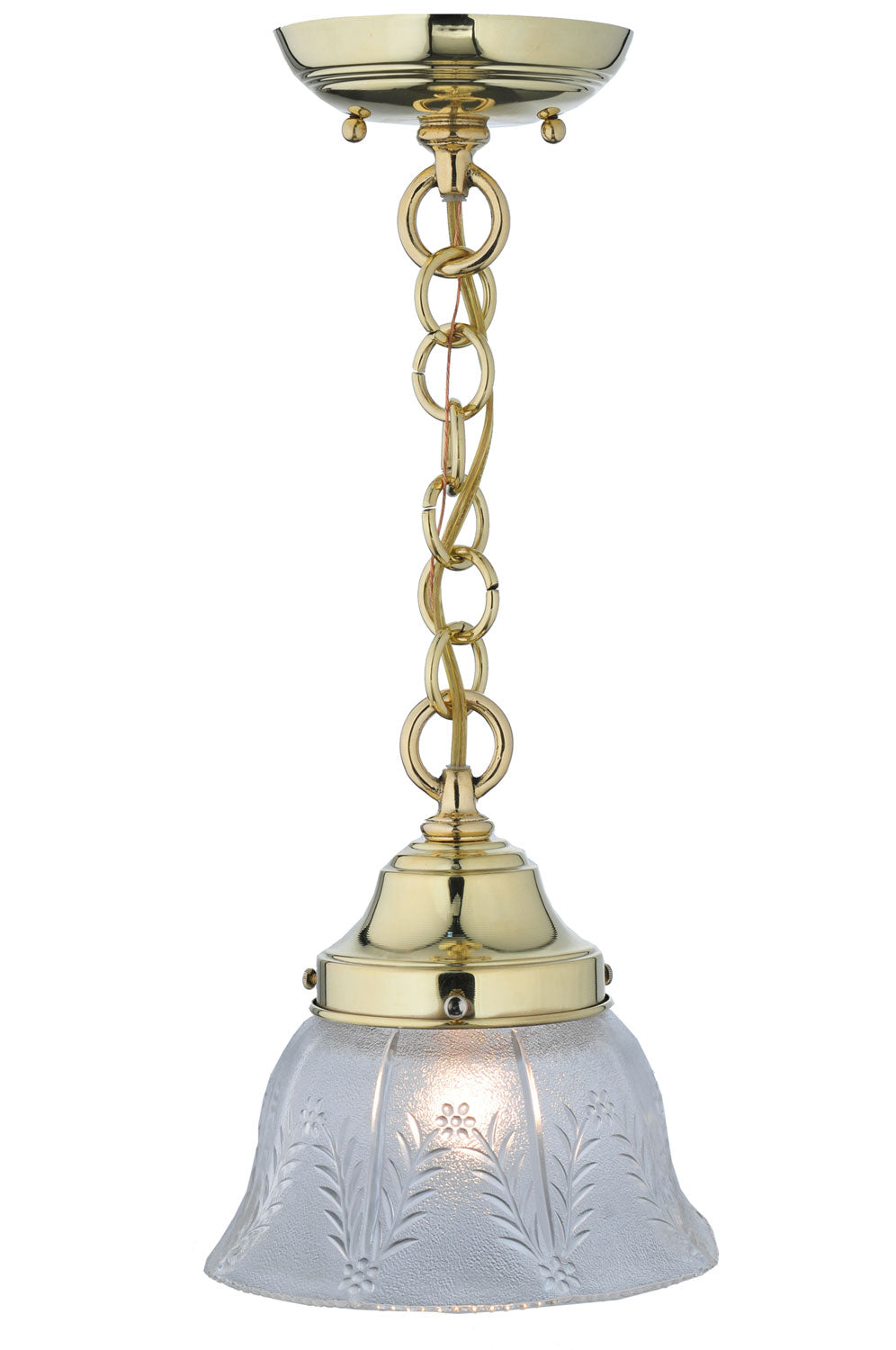 Meyda Tiffany Revival 107905 Pendant Light - Polished Brass