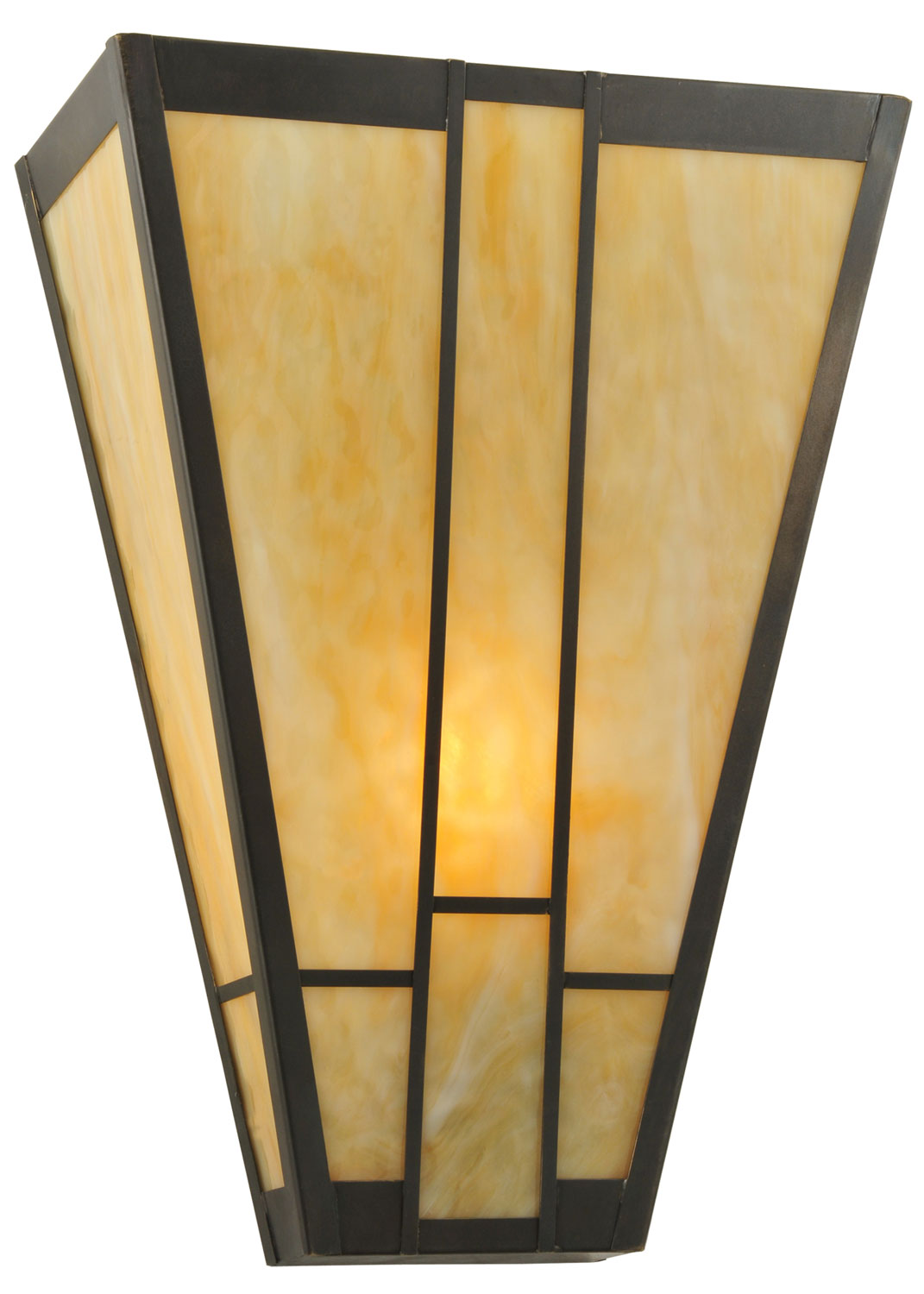 Meyda Tiffany Yosemite 114706 Wall Light - Craftsman Brown