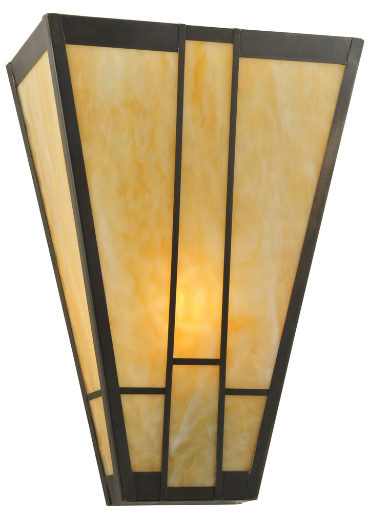 Meyda Tiffany Yosemite 114706 Wall Light - Craftsman Brown