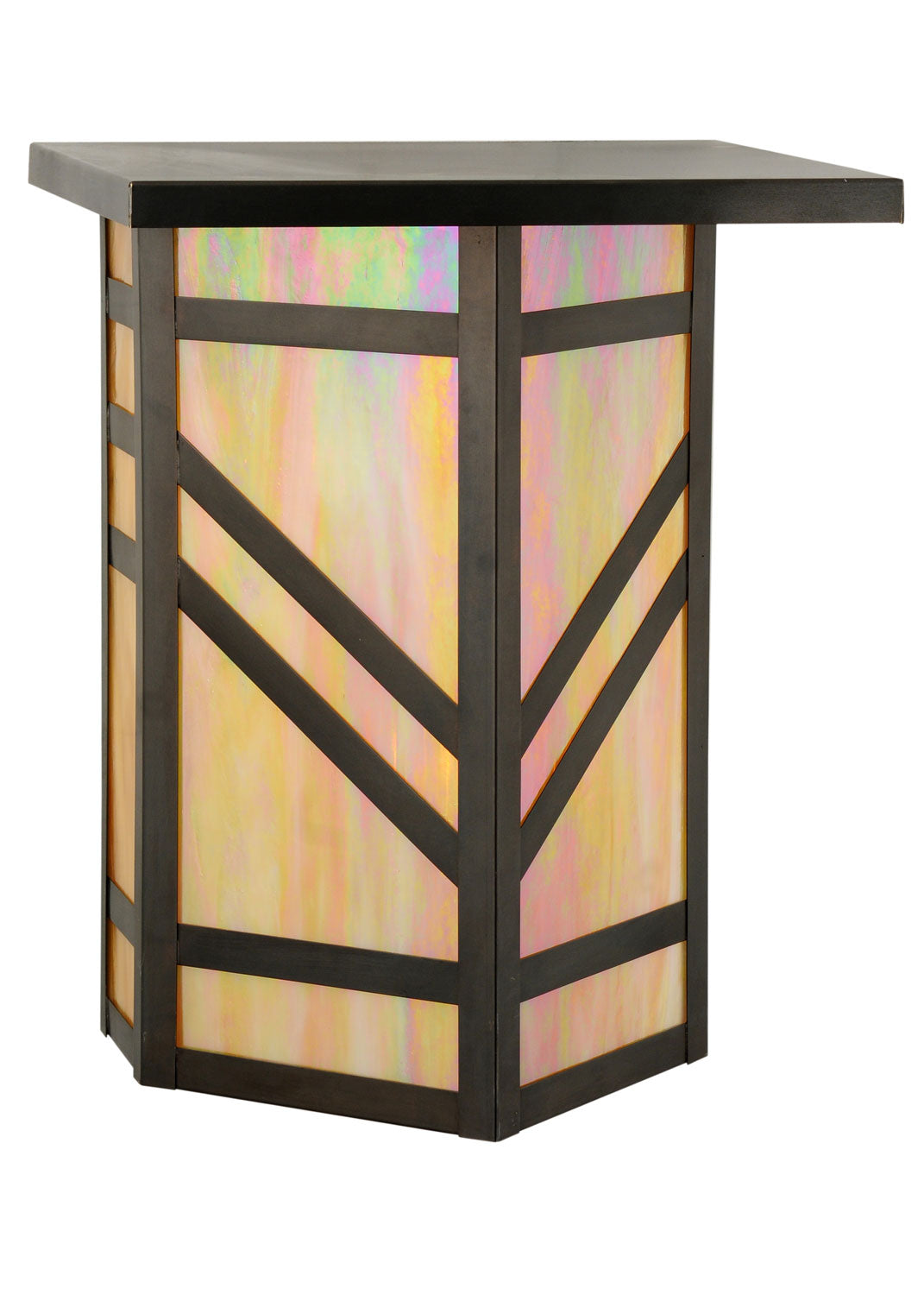 Meyda Tiffany Santa Fe 115370 Wall Light - Craftsman Brown