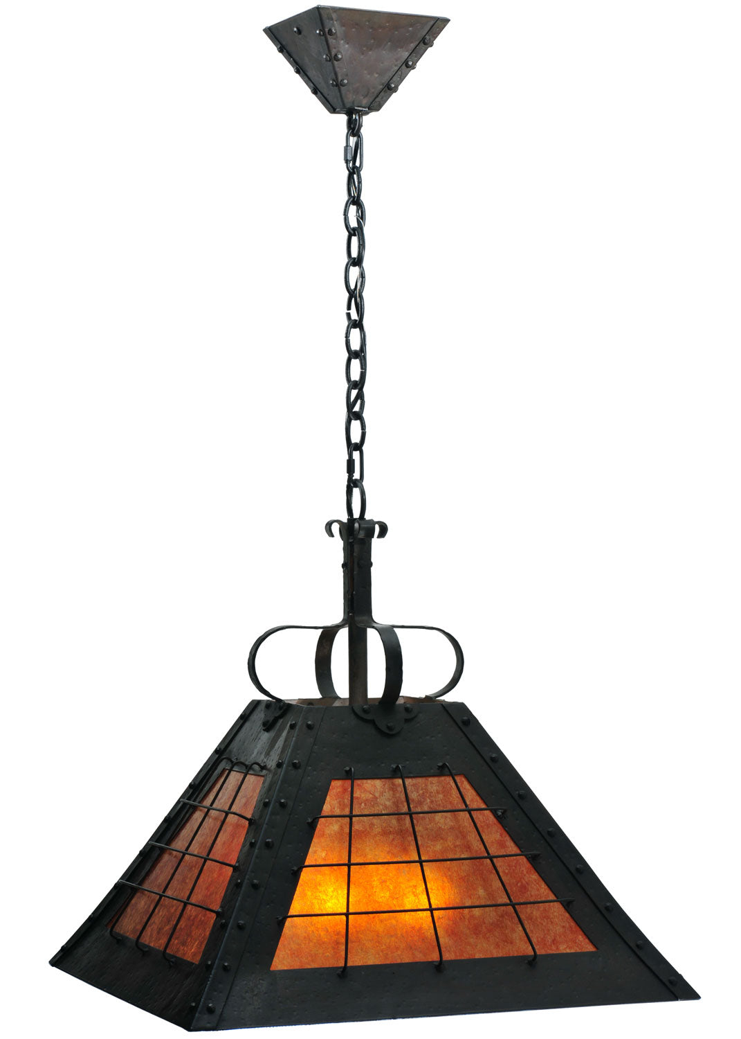 Meyda Tiffany Vostok 116189 Pendant Light - Wrought Iron