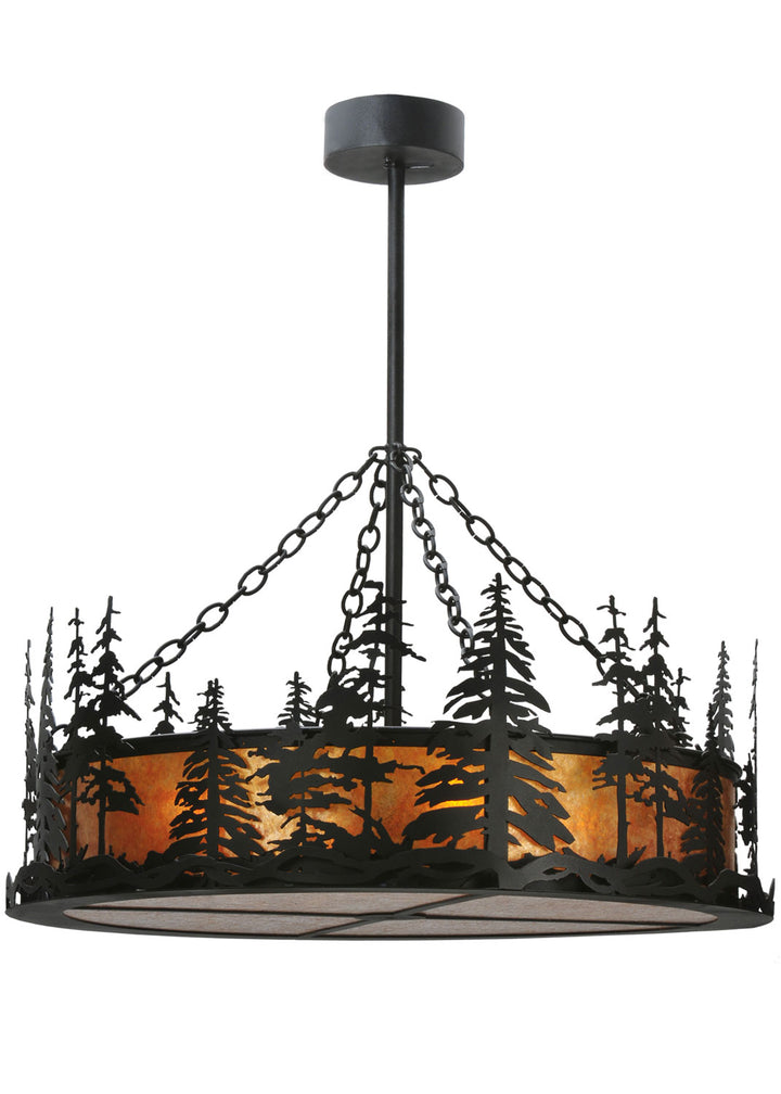 Meyda Tiffany Tall Pines 116636 Pendant Light - Craftsman Brown