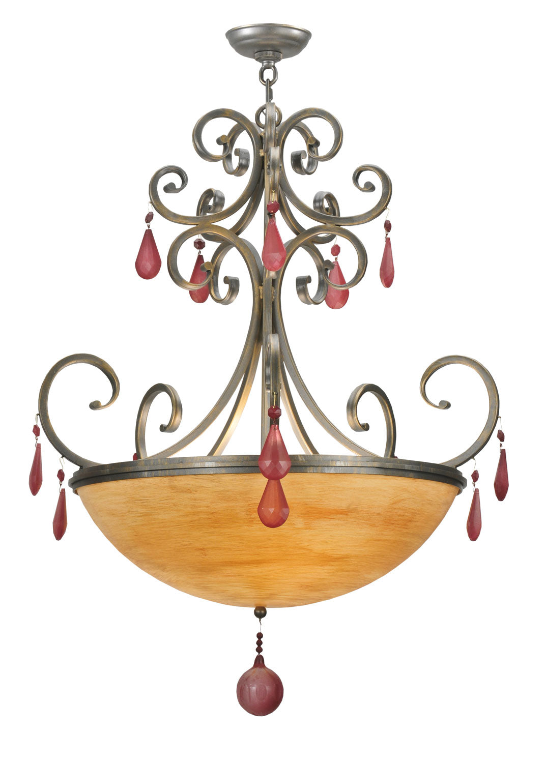 Meyda Tiffany Jeri 117740 Pendant Light - Pewter