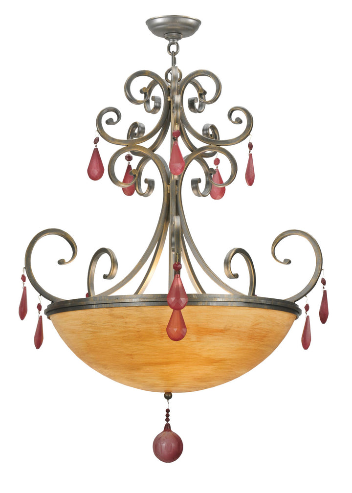 Meyda Tiffany Jeri 117740 Pendant Light - Pewter
