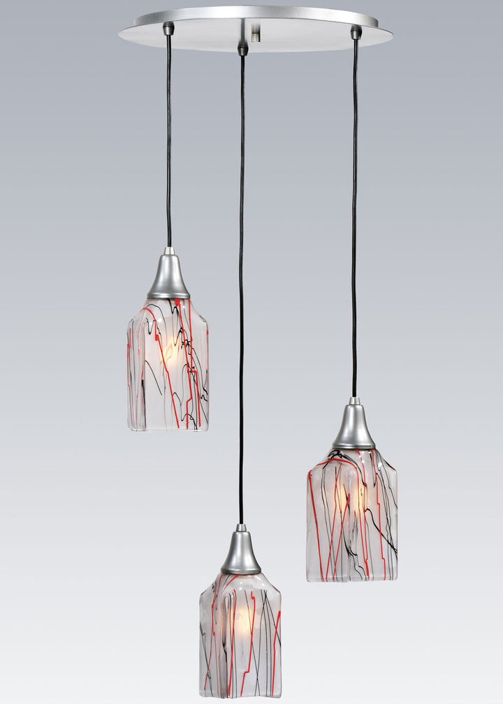 Meyda Tiffany Licorice 117929 Pendant Light - Nickel Powdercoat