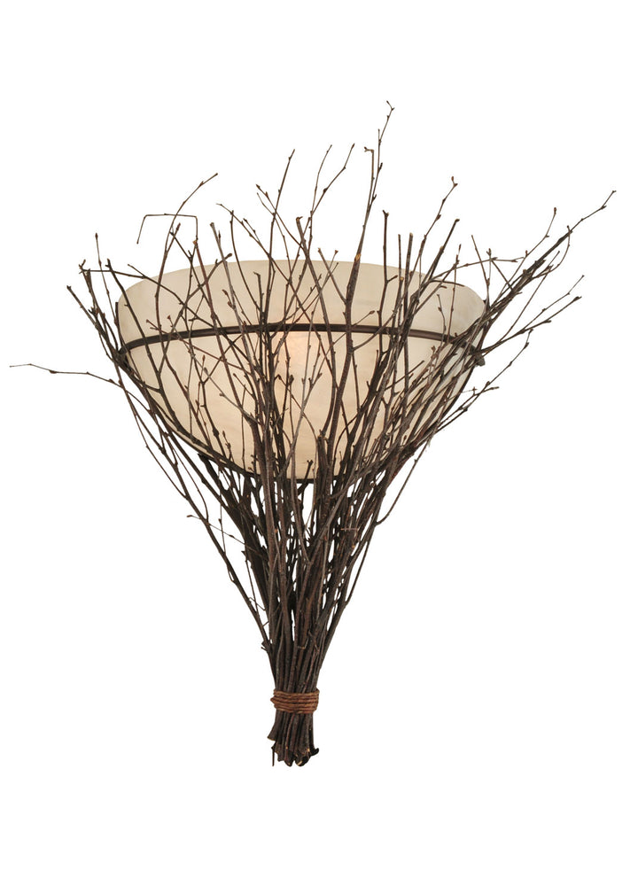 Meyda Tiffany Twigs 118164 Wall Light - Natural Wood,Mahogany Bronze