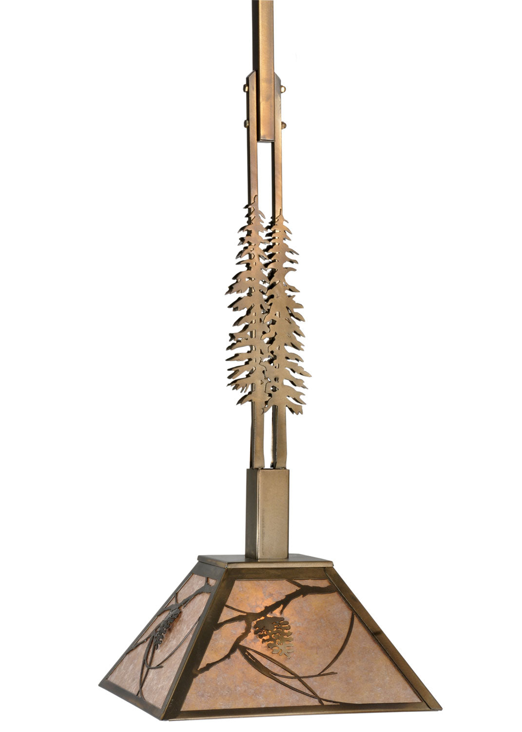 Meyda Tiffany Tall Pines 118239 Pendant Light - Antique Copper