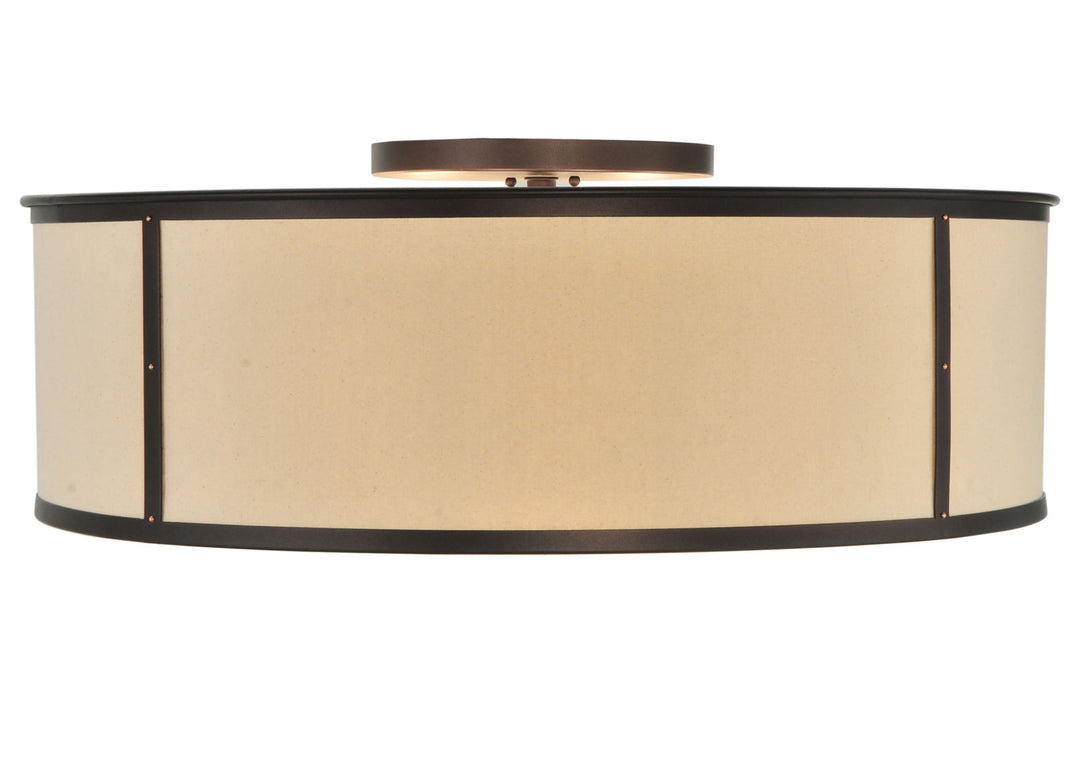 Meyda Tiffany Cilindro 118573 Ceiling Light - Mahogany Bronze