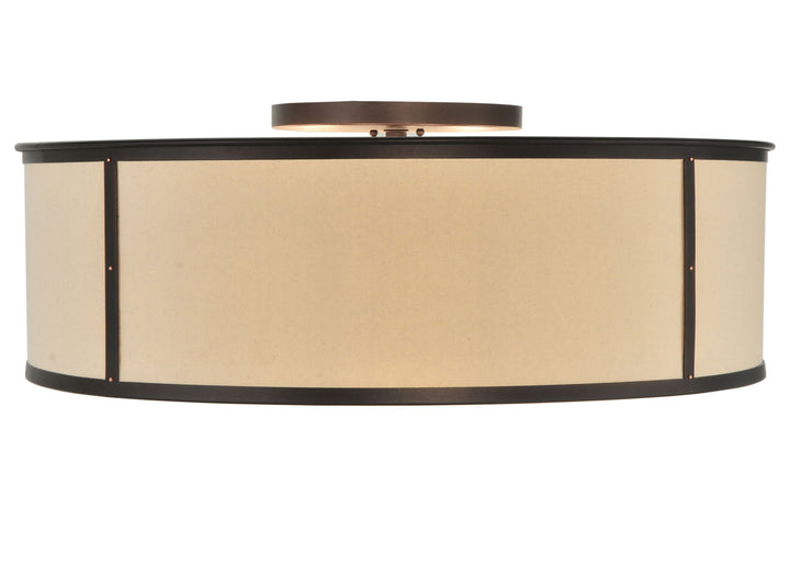 Meyda Tiffany Cilindro 118573 Ceiling Light - Mahogany Bronze