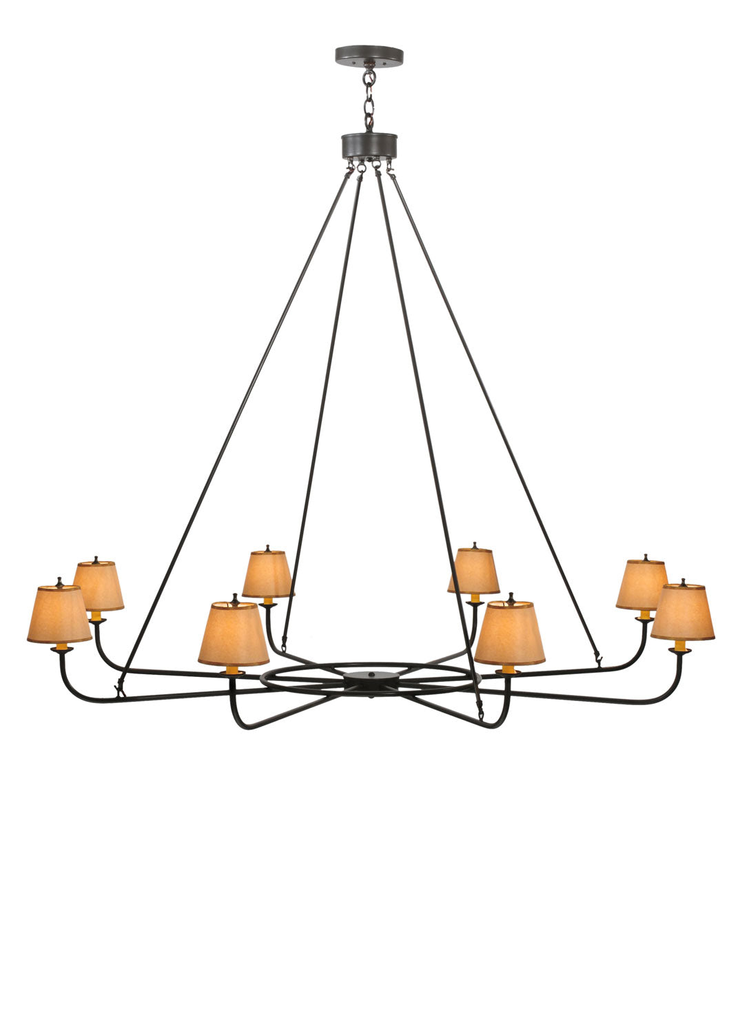 Meyda Tiffany Brach Ring 118614 Chandelier Light - Timeless Bronze