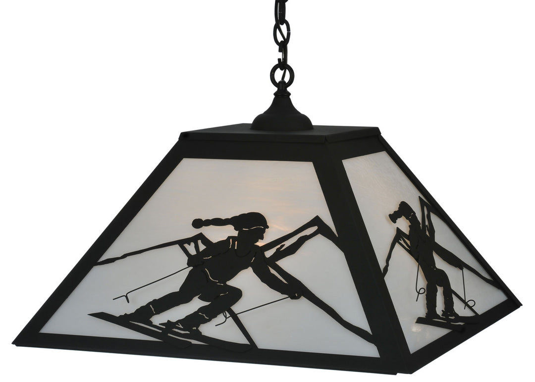 Meyda Tiffany Alpine 119187 Pendant Light - Black/Ca