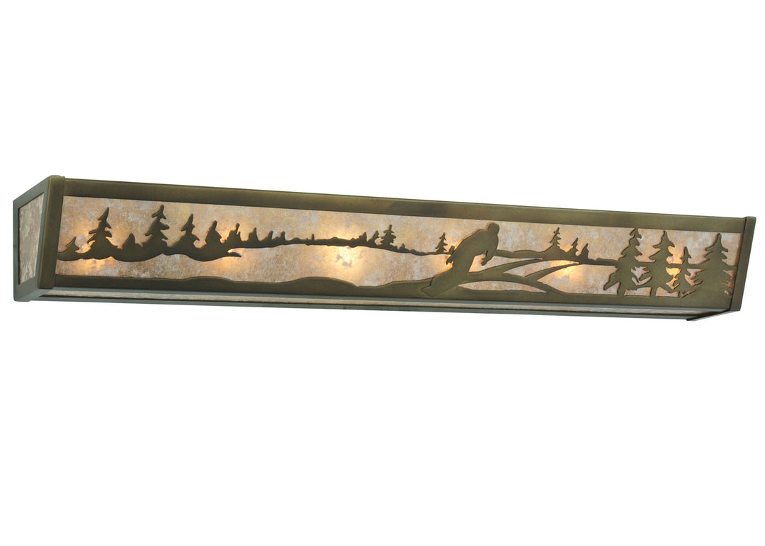 Meyda Tiffany Snowborder 119189 Bath Vanity Light 36 in. wide - Antique Copper